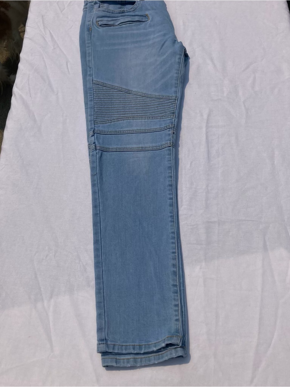 Men’s Forever 21 Slim Fit Blue Denim Jean Mens 34”x 31” Zipper Pockets